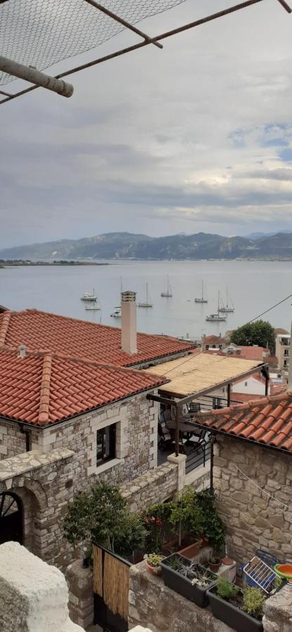 Stone Clock'S House Apartment Nafpaktos Bagian luar foto
