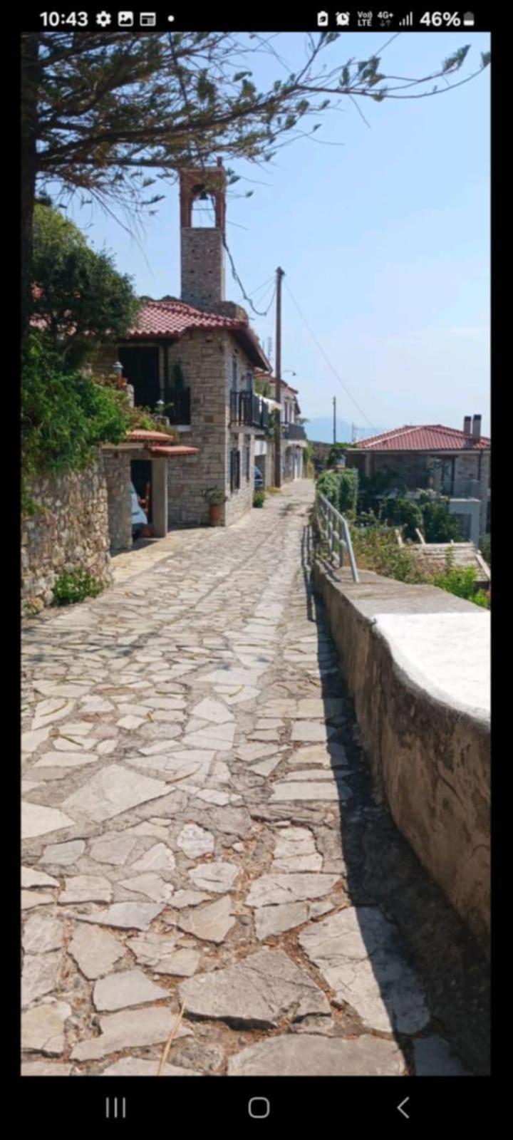 Stone Clock'S House Apartment Nafpaktos Bagian luar foto